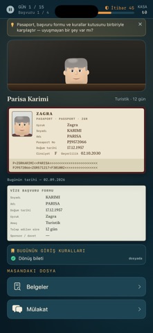 Vize Memuru screenshot 6