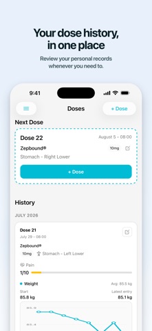 Dailivity – GLP-1 Tracker screenshot