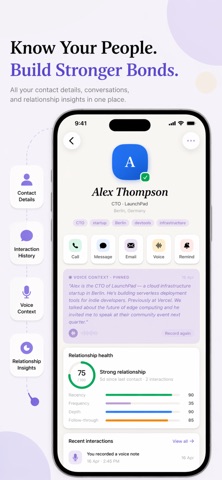 Hierlo Contacts CRM screenshot