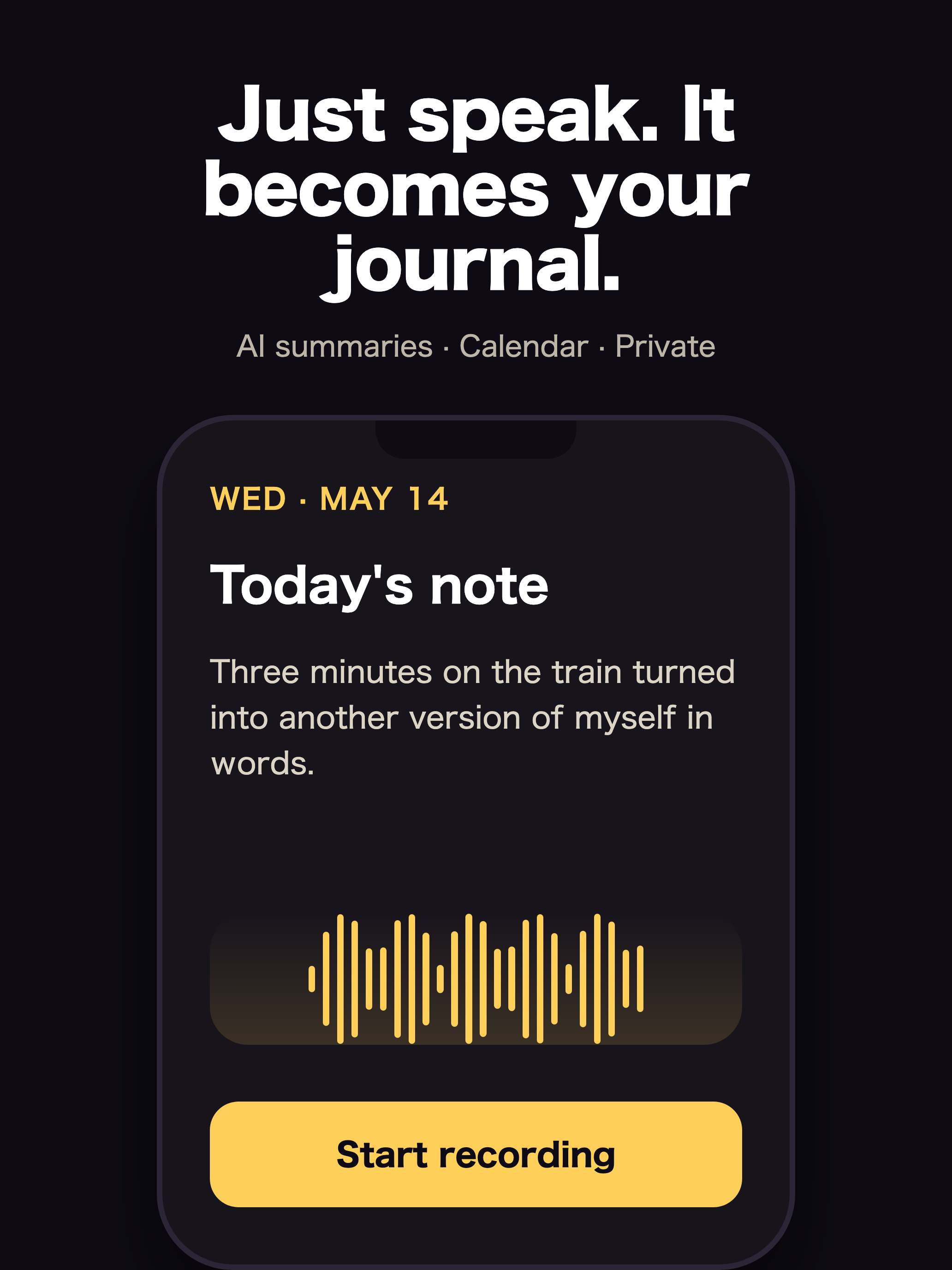 Capsule: Voice Journal & AI screenshot 5