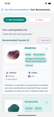 Crystal Consultant screenshot