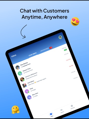 REVE Chat iPad screenshot