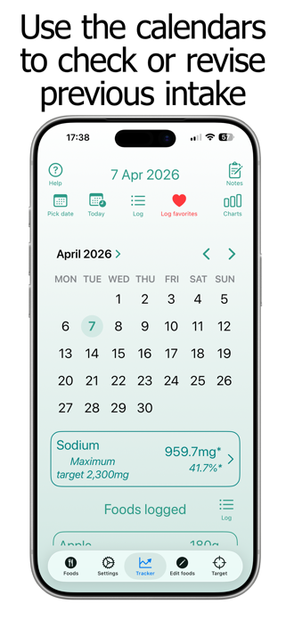 Sodium Counter and Tracker Screenshot 8 of 10