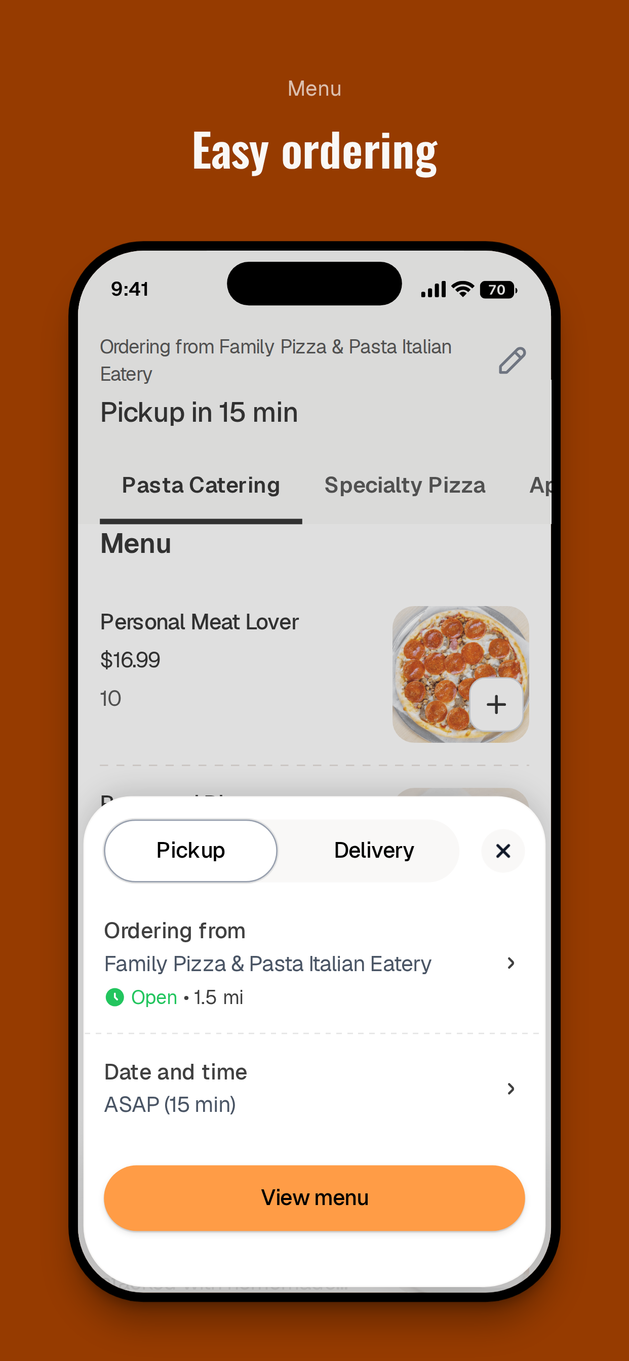 Family Pizza & Pasta screenshot 3