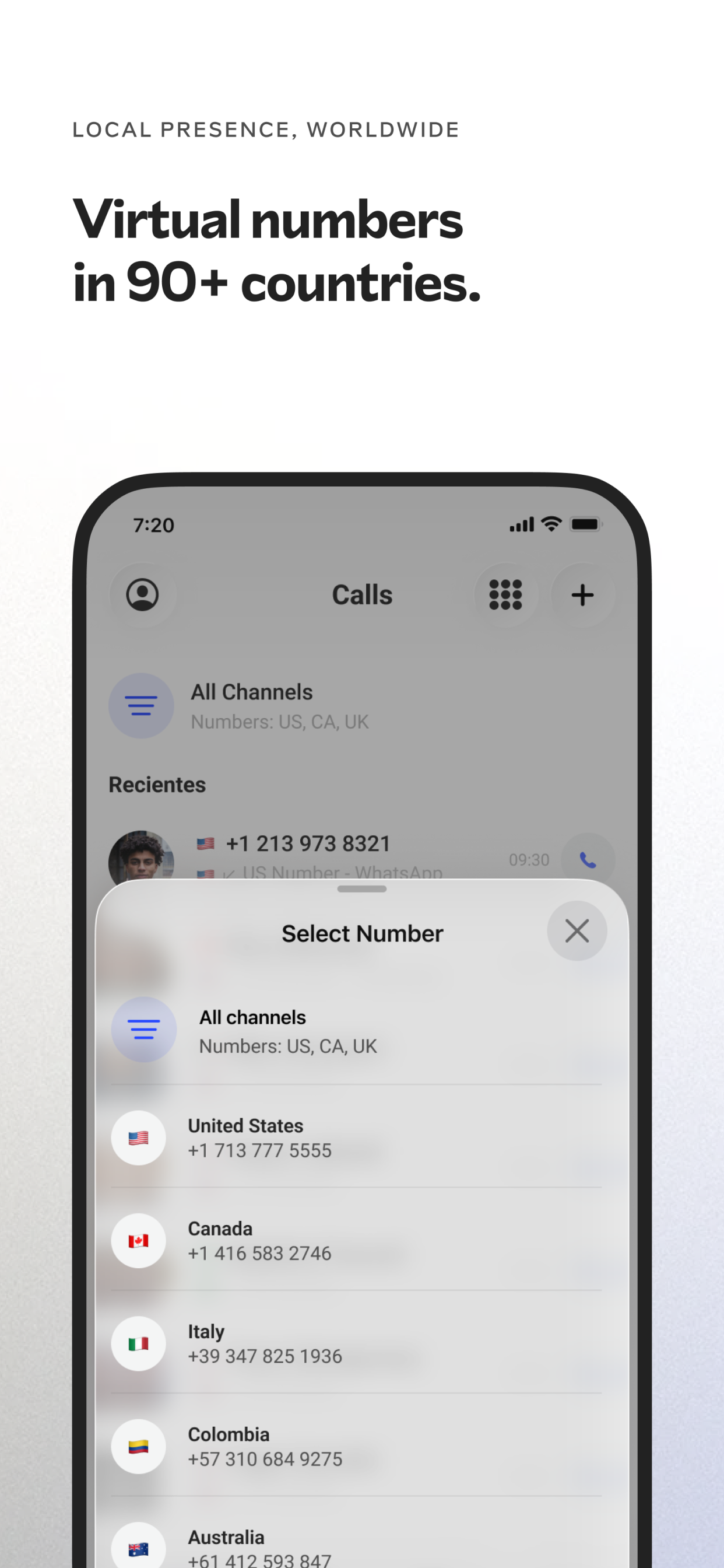 2Chat: Voice, WhatsApp & SMS screenshot 2