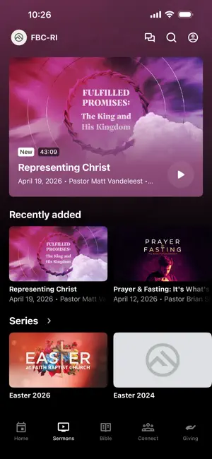 Faith Baptist Church RI screenshot 2