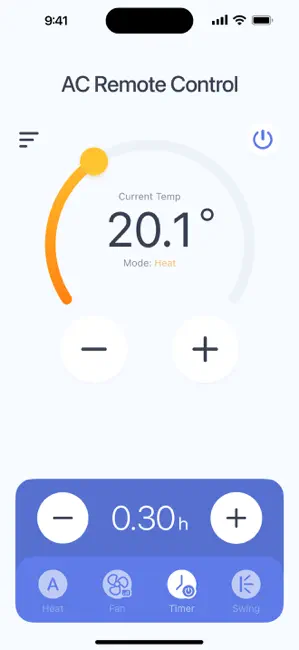 Universal AC Remote Control + iPhone screenshot 4