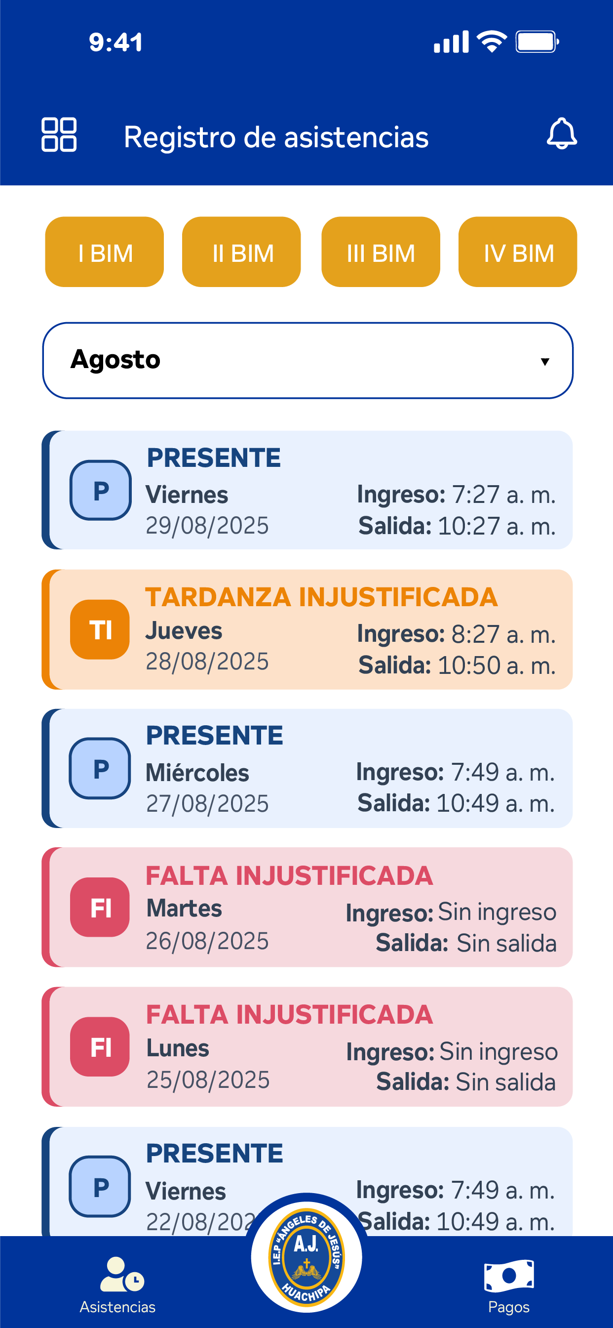 IEP Ángeles de Jesús Huachipa screenshot 3
