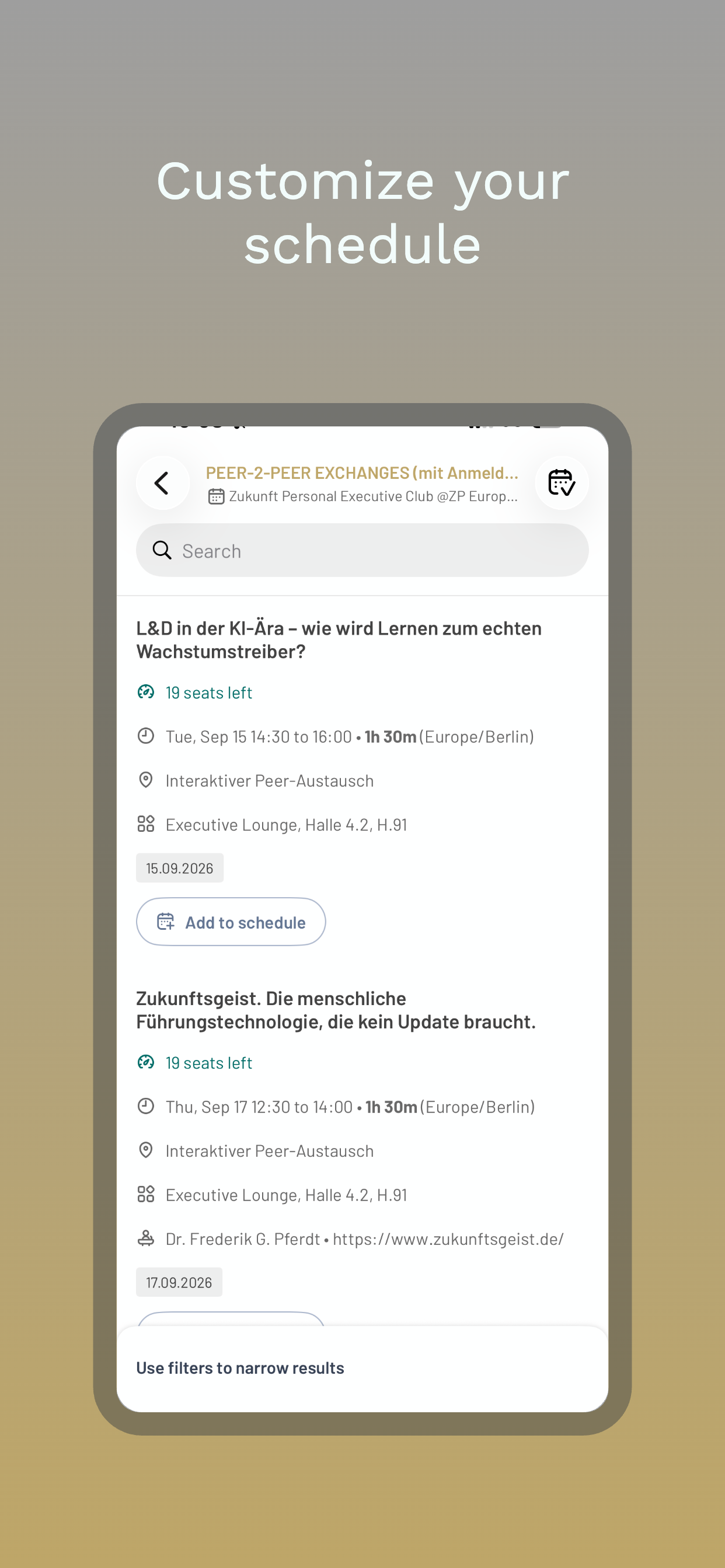 Zukunft Personal - Event App screenshot 4