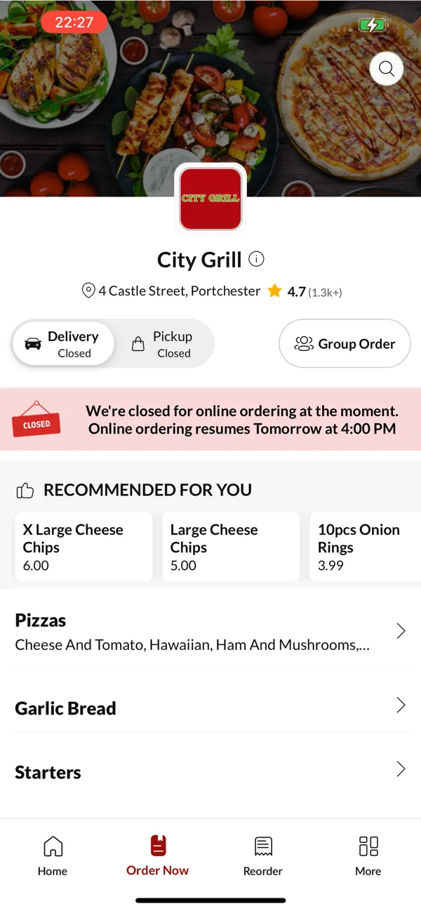 Screenshot #2 pour City Grill