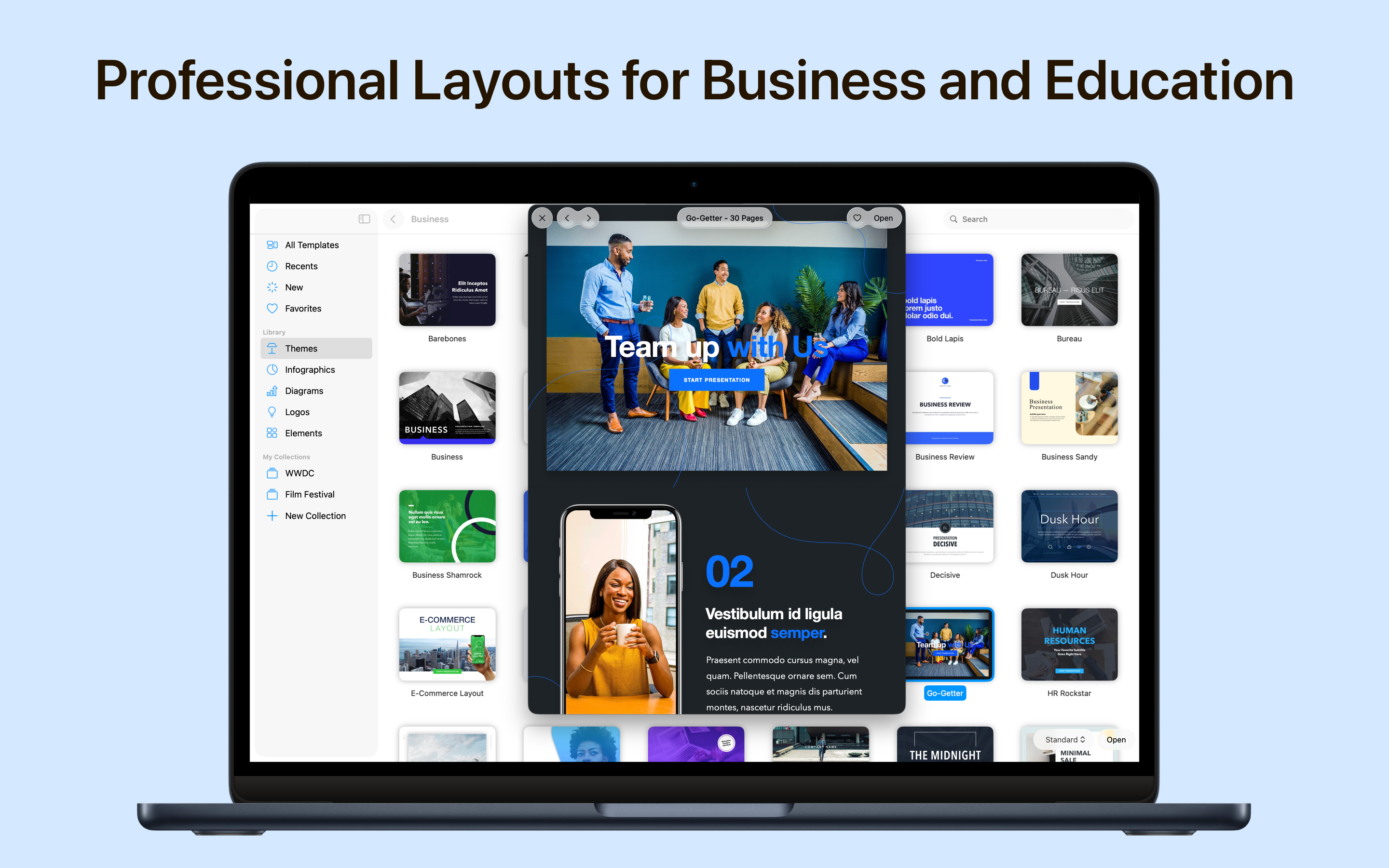 Toolbox for Keynote: Templates