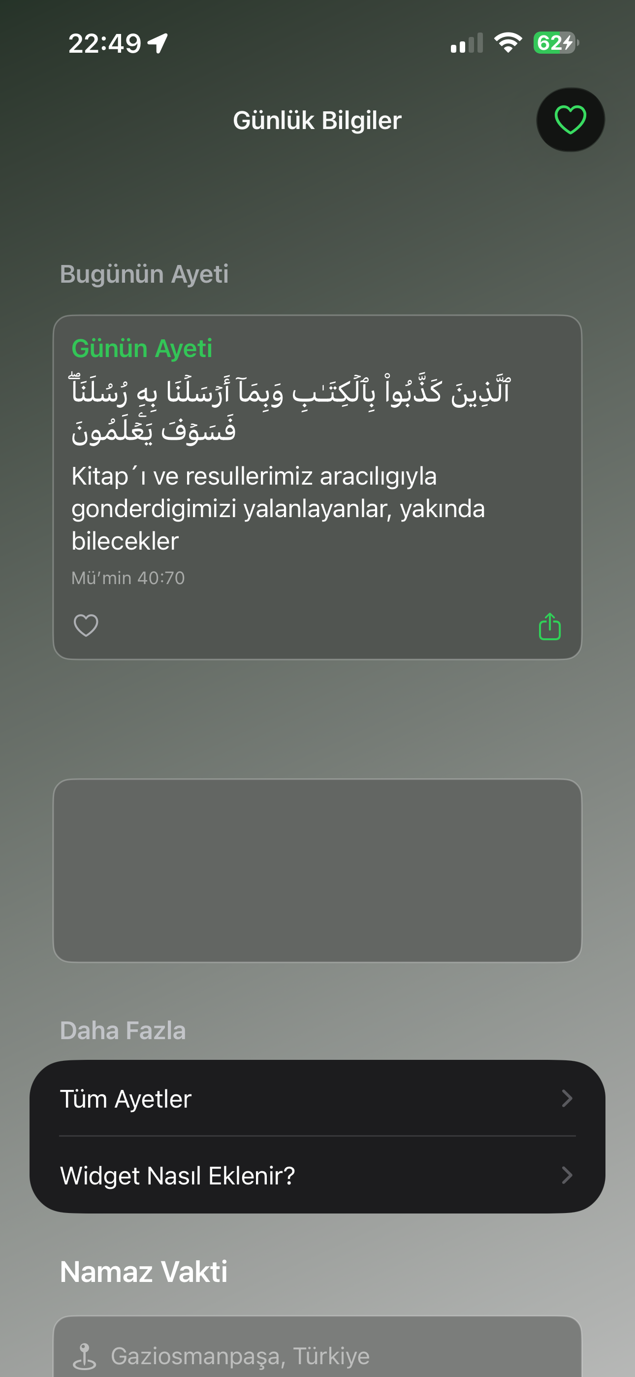Günlük Ayet