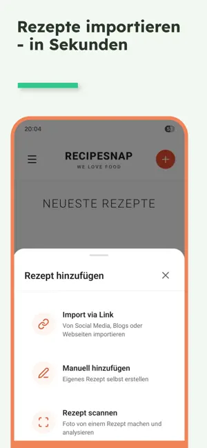 RecipeSnap – Rezepte & Einkauf screenshot 2