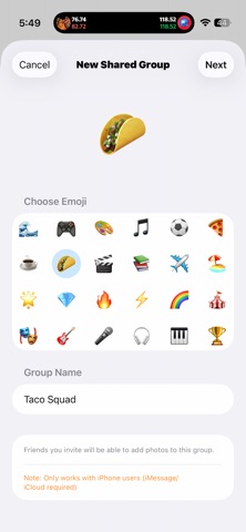 Vibe Stories - ZoneSharing iPhone screenshot