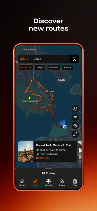 Strava : capture d’écran 8 sur 9