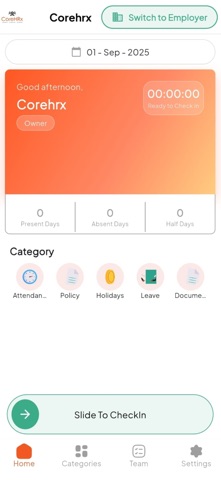 CoreHRx: Payroll & Attendence Screenshot 1 of 10