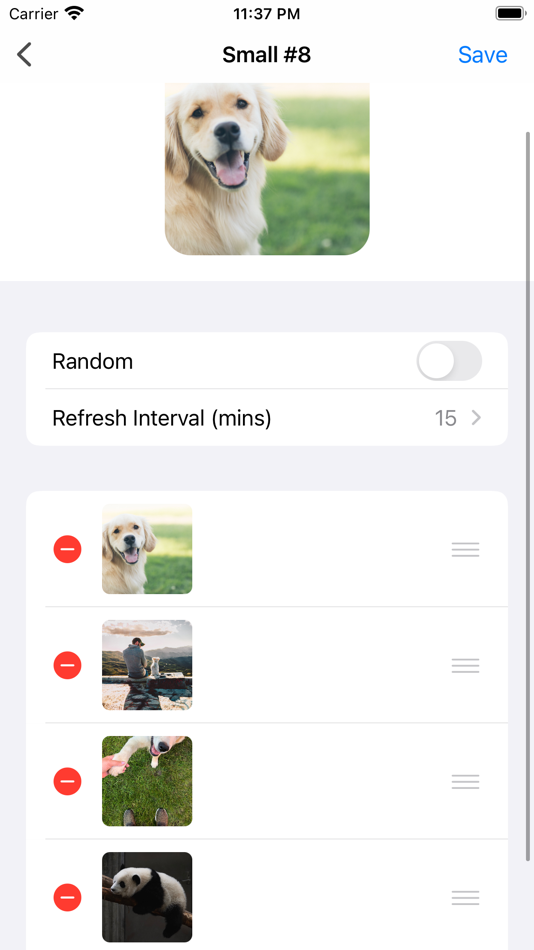 #4. X Widget (iOS) Podle: 雪 赵