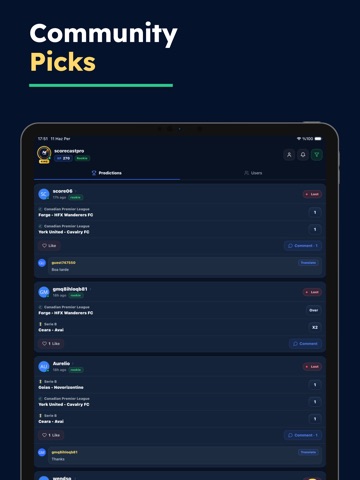 AI Scorecast Pro iPad screenshot