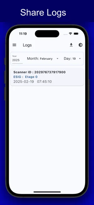 Mavor Scanner User App screenshot 1