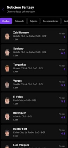 FantasyStats screenshot