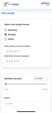 Financial Calculators - India screenshot