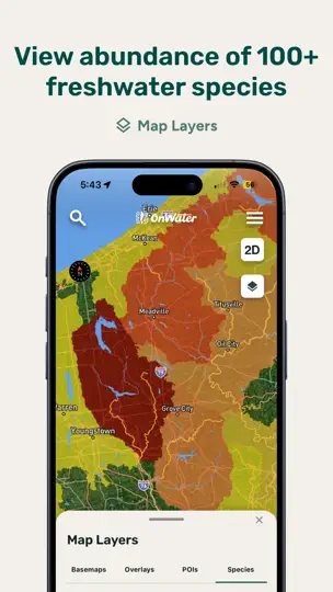 OnWater: Fishing Spots Map iPhone Screenshot 5