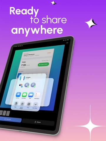 Screenshot Editor - Capspace iPad screenshot