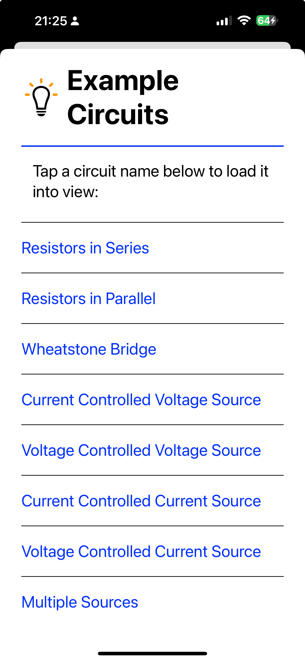Circuit Calculator