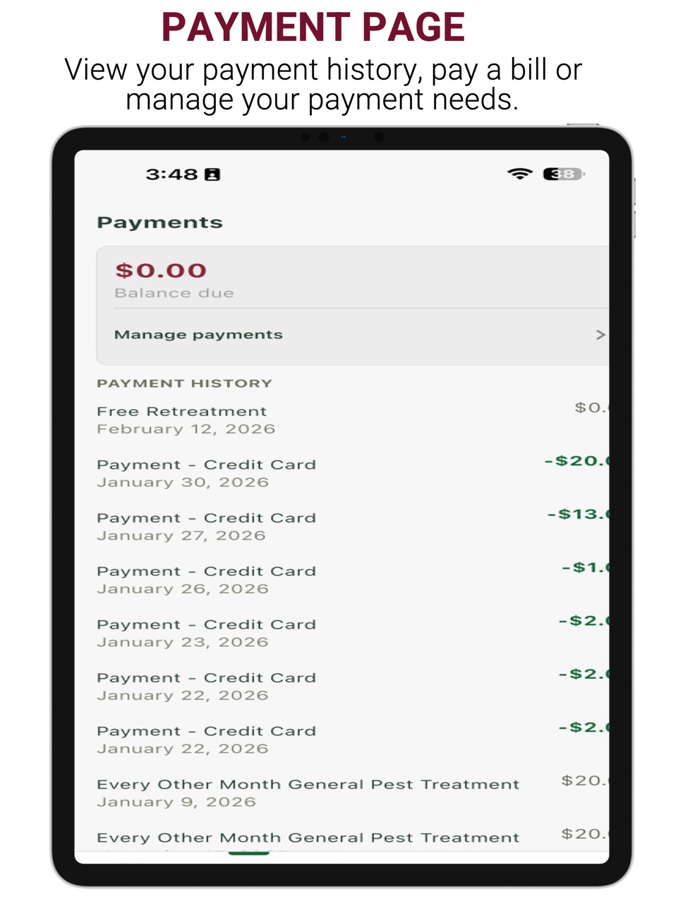 iPad screenshot