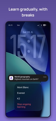 Dropling: Lock Screen Learning Screenshot 1 of 6