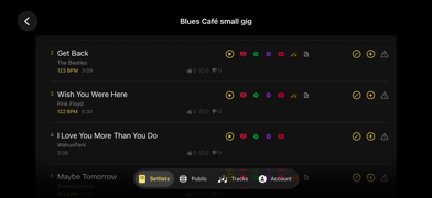 The Live Setlists Screenshot 8 of 9