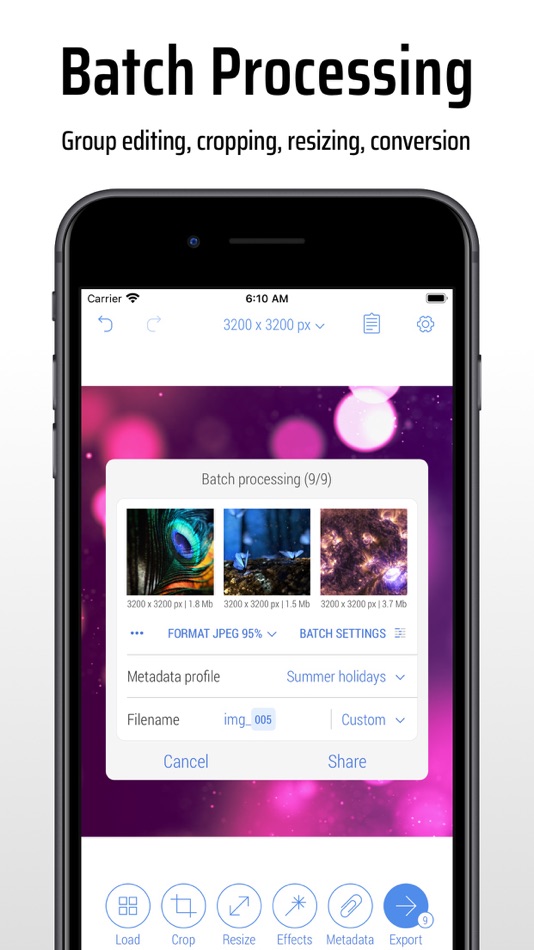 #3. CropSize: Image Resizer Editor (iOS) By: Aliaksei Khutarshchykau
