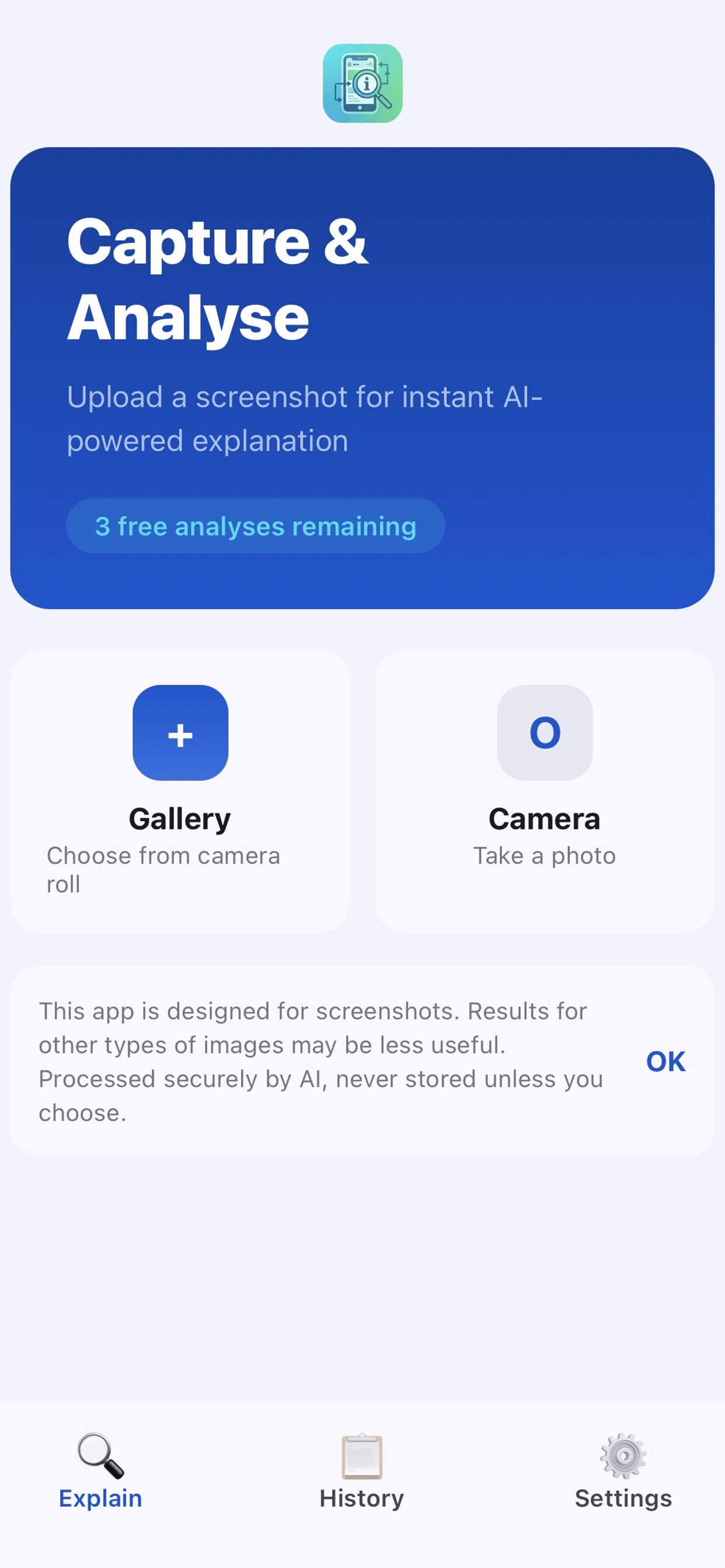 Screenshot Explainer screenshot 2