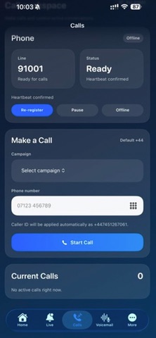 Nexa Dial screenshot