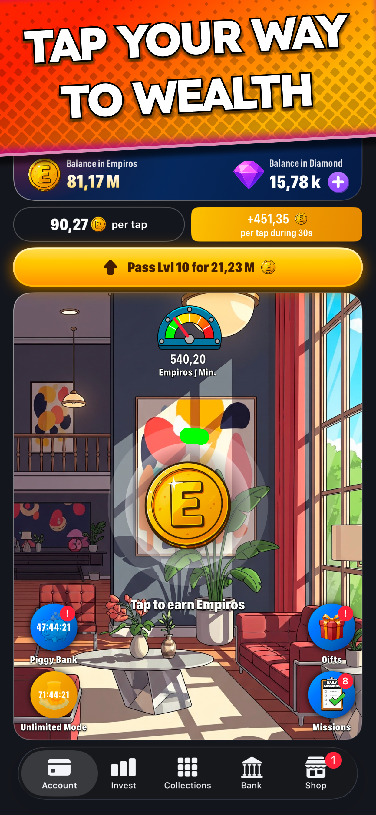 Build Empire: New clicker game