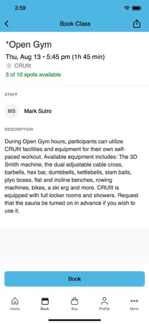 CRUfit screenshot 3