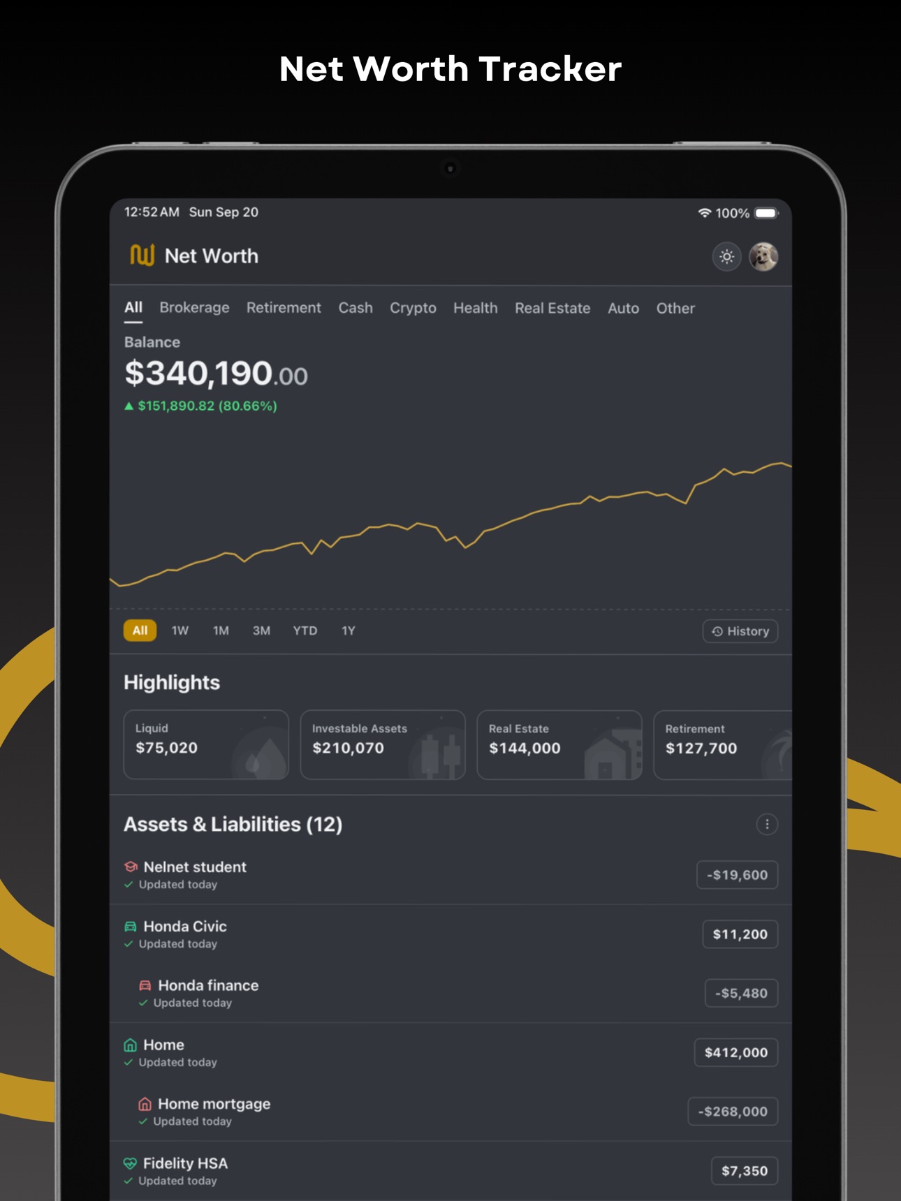 Screenshot 9 of Net Worth Tracker & Projector