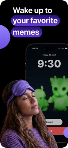 Video Alarm Clock - Nap Yap iPhone screenshot