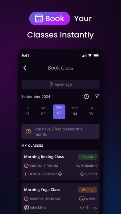 Fitmiss Gym Screenshot