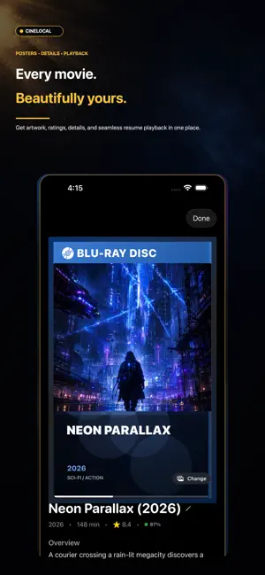 CineLocal: Movie Library screenshot 2