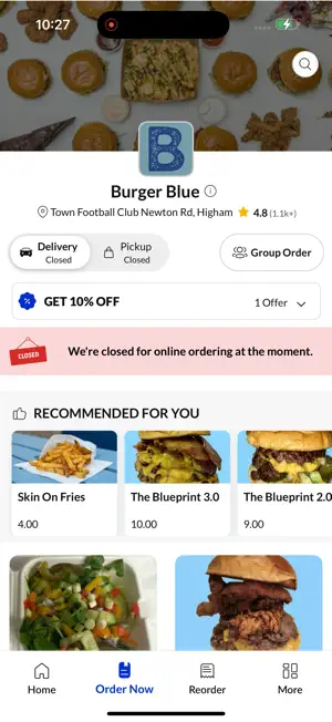 Burger Blue screenshot 2