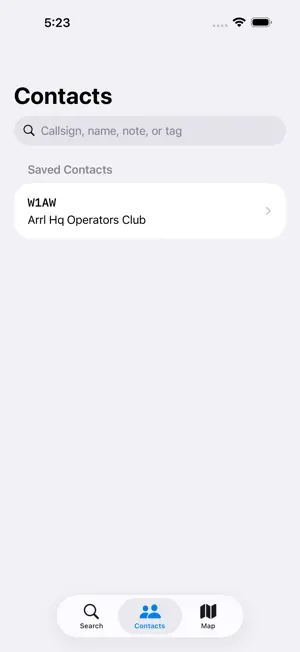 HamFinder screenshot 3