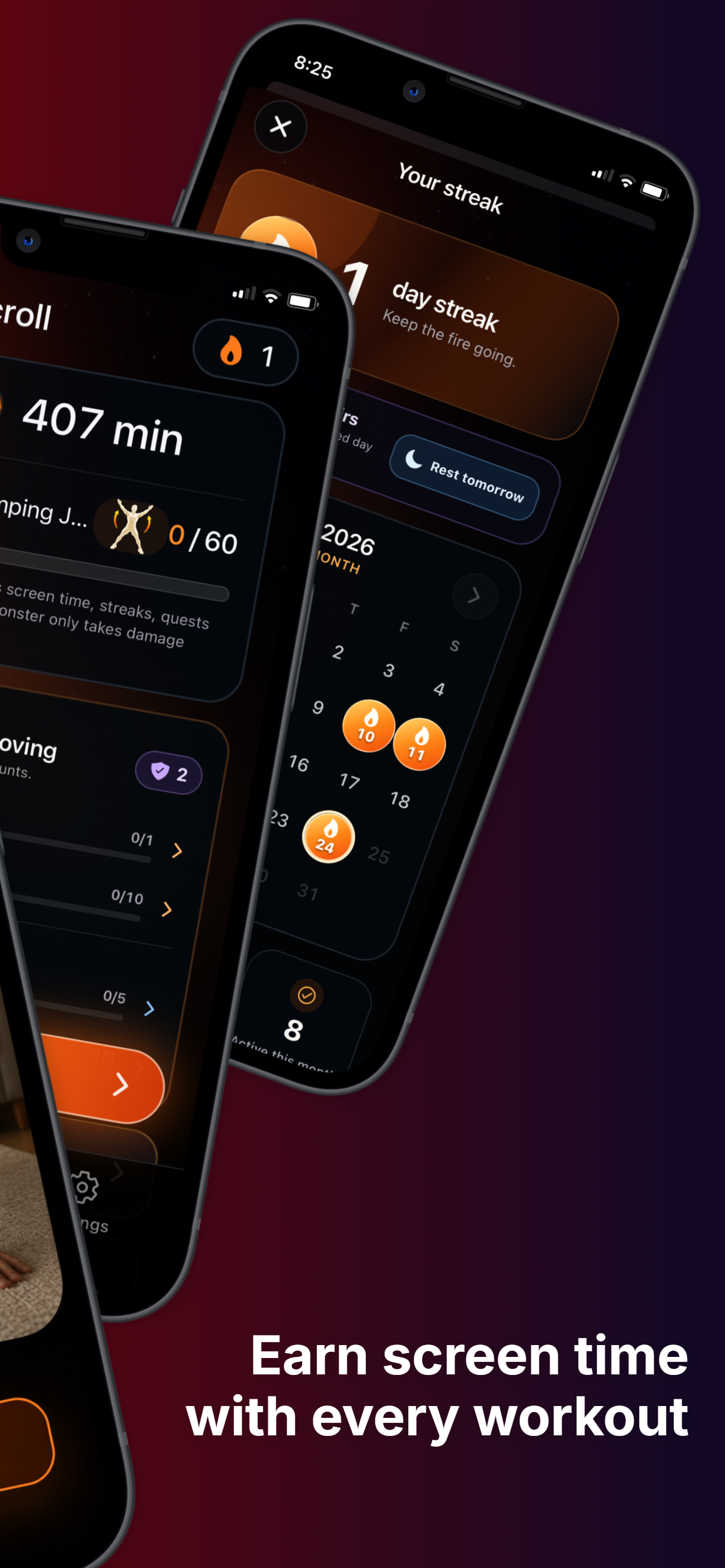 Exscroll: Exercise App Blocker screenshot 2