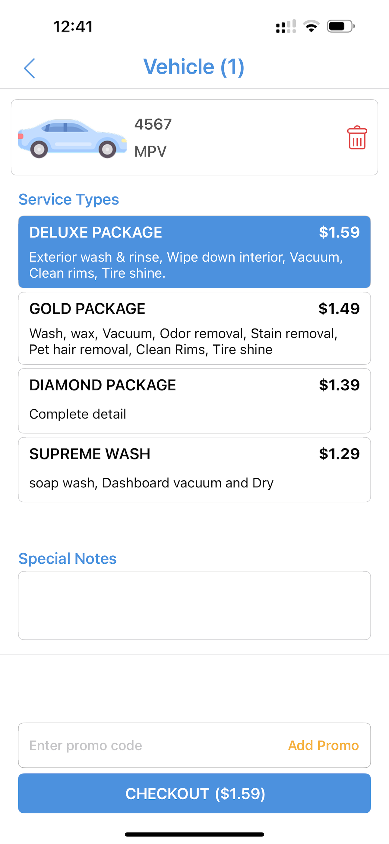 Wowzz - Request Carwash