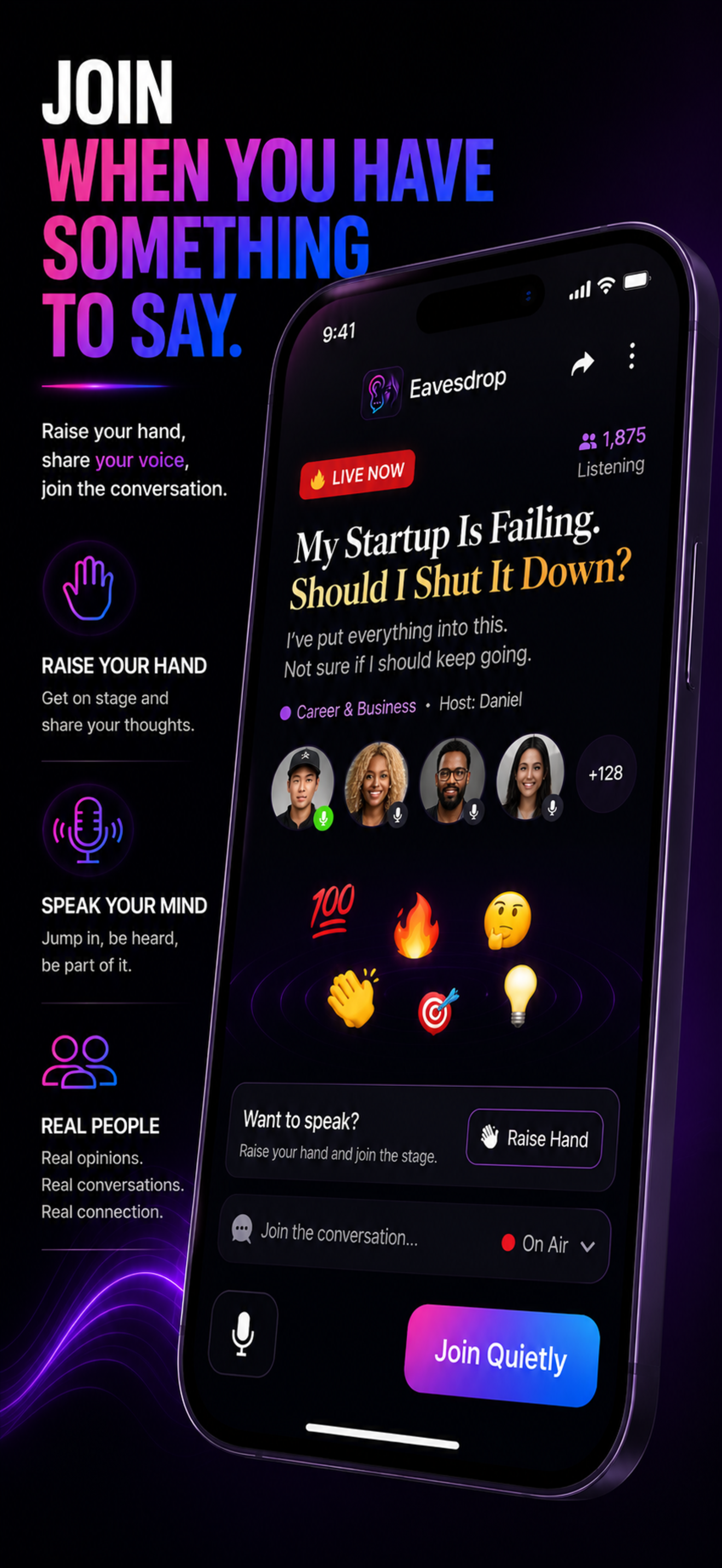 Eavesdrop: Live Stories screenshot 3