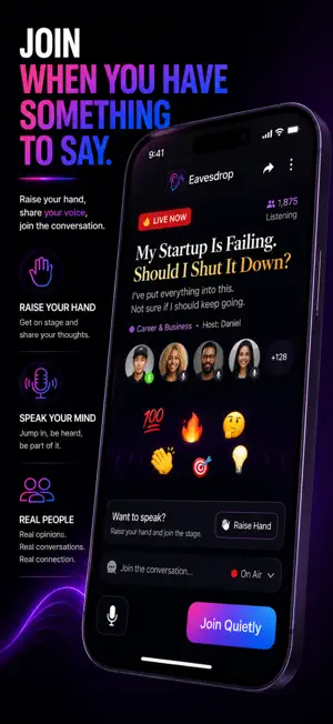 Eavesdrop: Live Stories screenshot 3