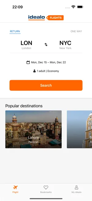 idealo flights: cheap tickets screenshot 1