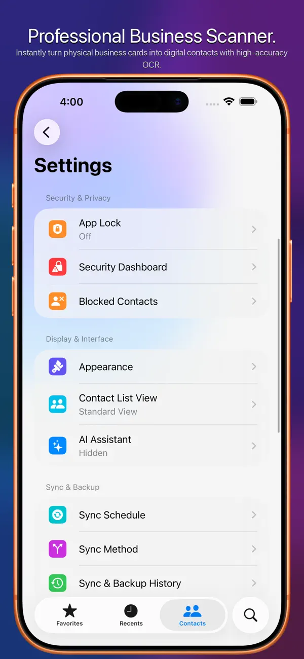 Screenshot #3 pour Cloud Contacts: All-in-One
