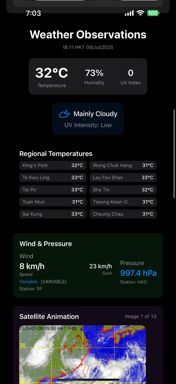 Screenshot #3 pour Hong Kong Warnings