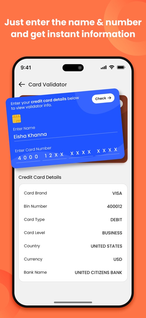 Credit Card Validator - NFC - Finance App | MWM